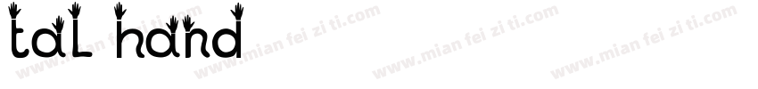 Ital hand字体转换